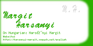 margit harsanyi business card